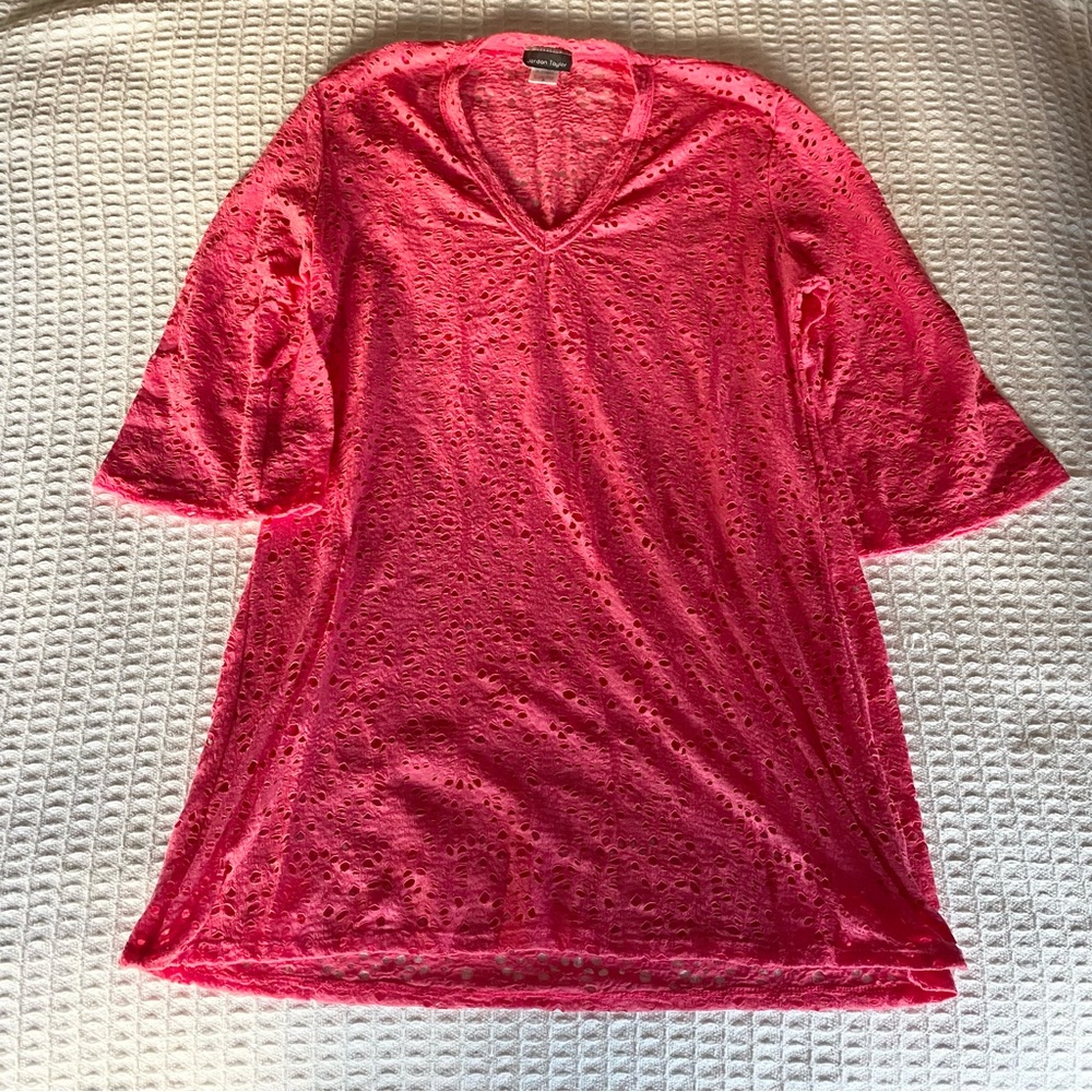 Jordan Taylor hot pink swim cover up dress size Small